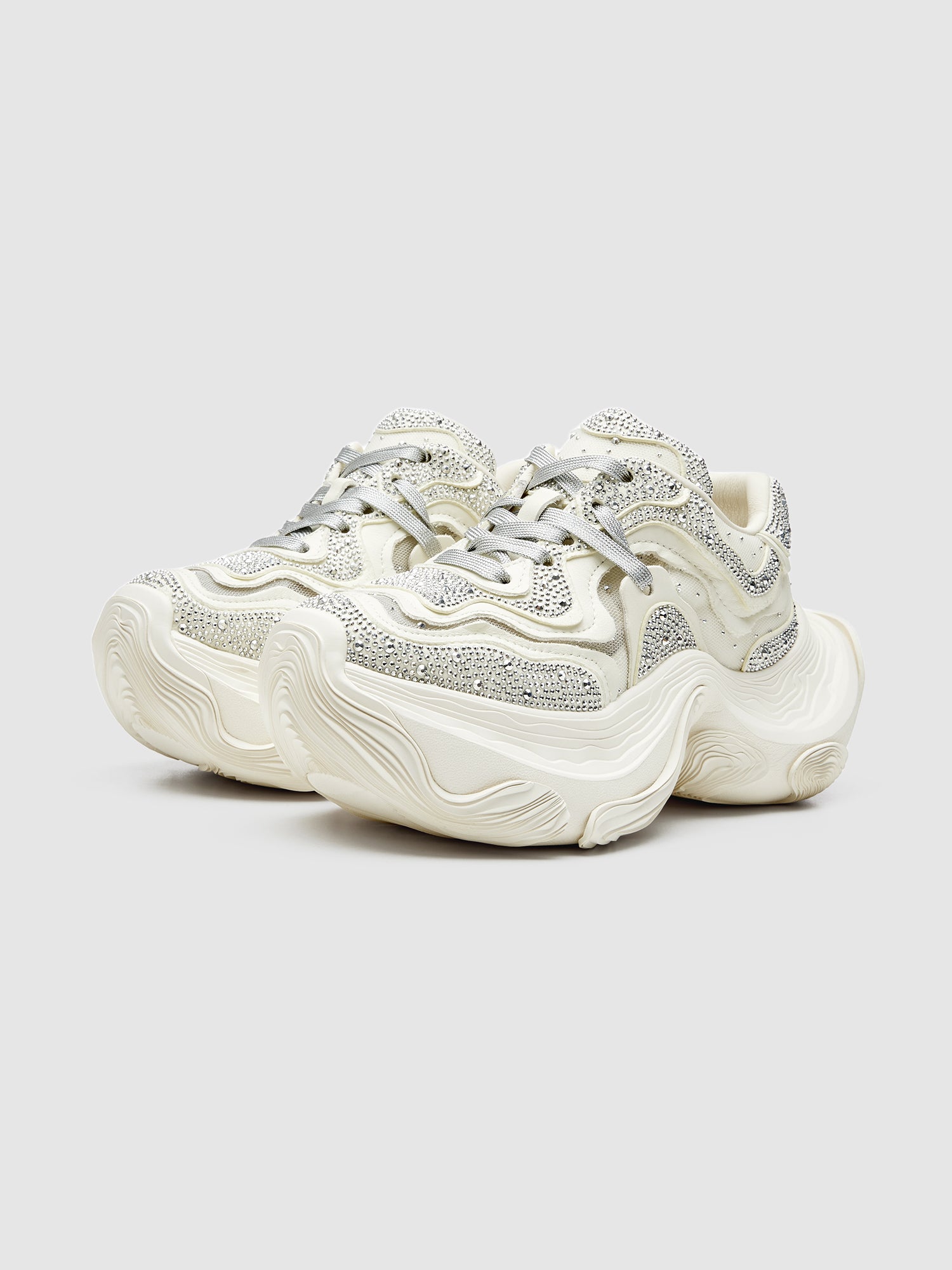 High-end XMZY Starlight Goddess 2025 Women's Crystal-Encrusted Dad Sneakers