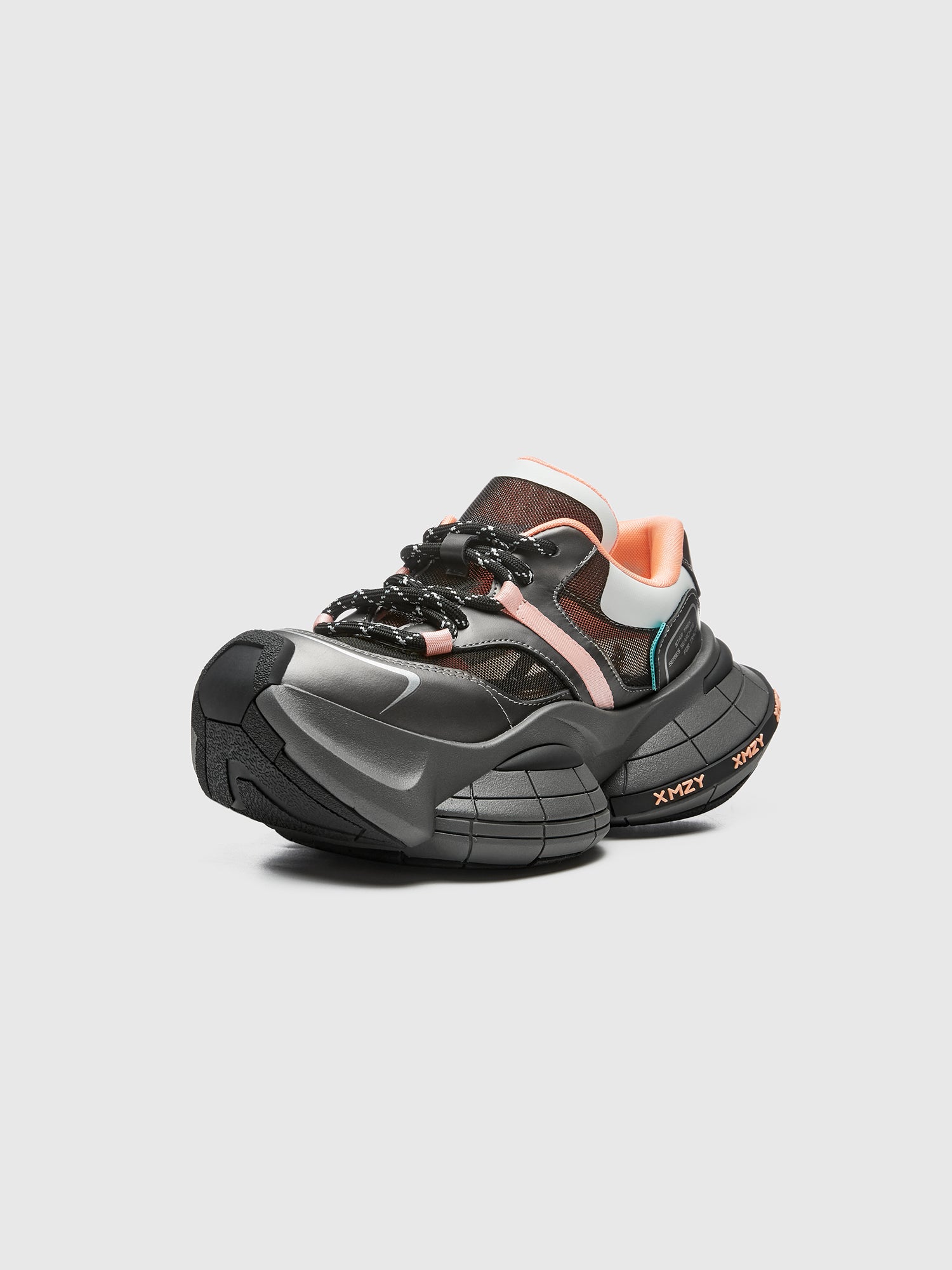 XMZY Silk Road Mesh-Lined Platform Sneakers