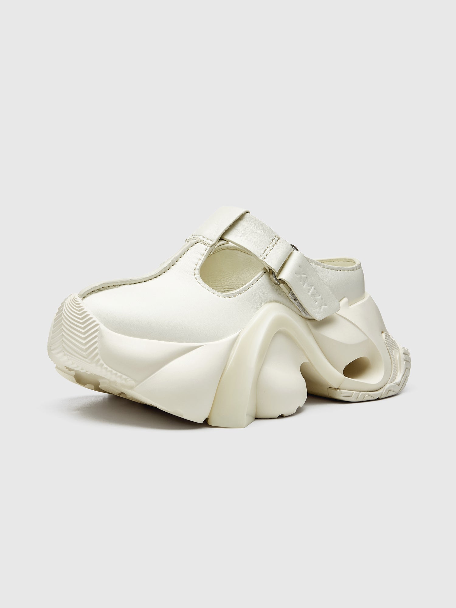 Original Design XMZY Summer 2025 Napa Leather Platform Mules