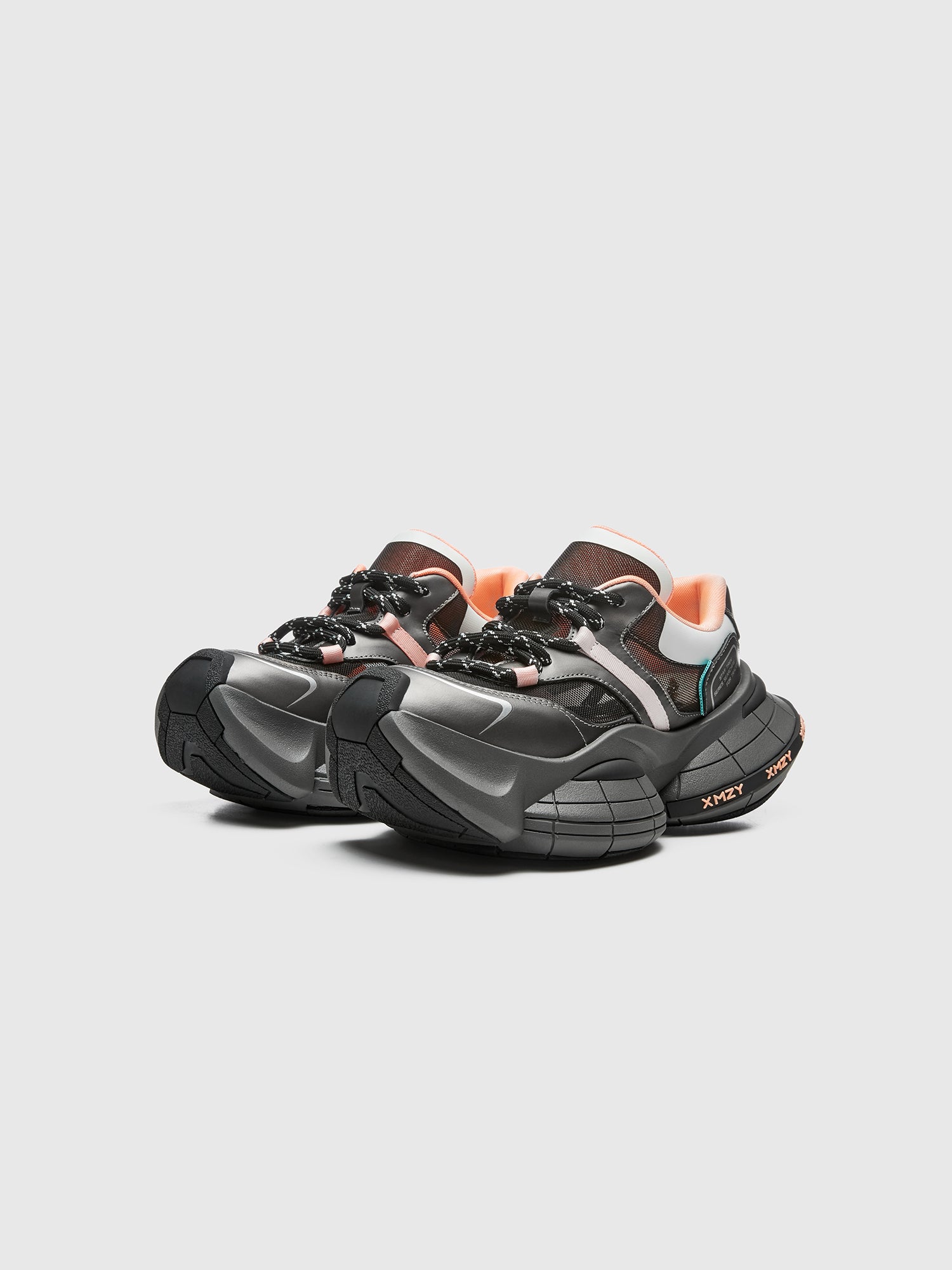 XMZY Silk Road Mesh-Lined Platform Sneakers