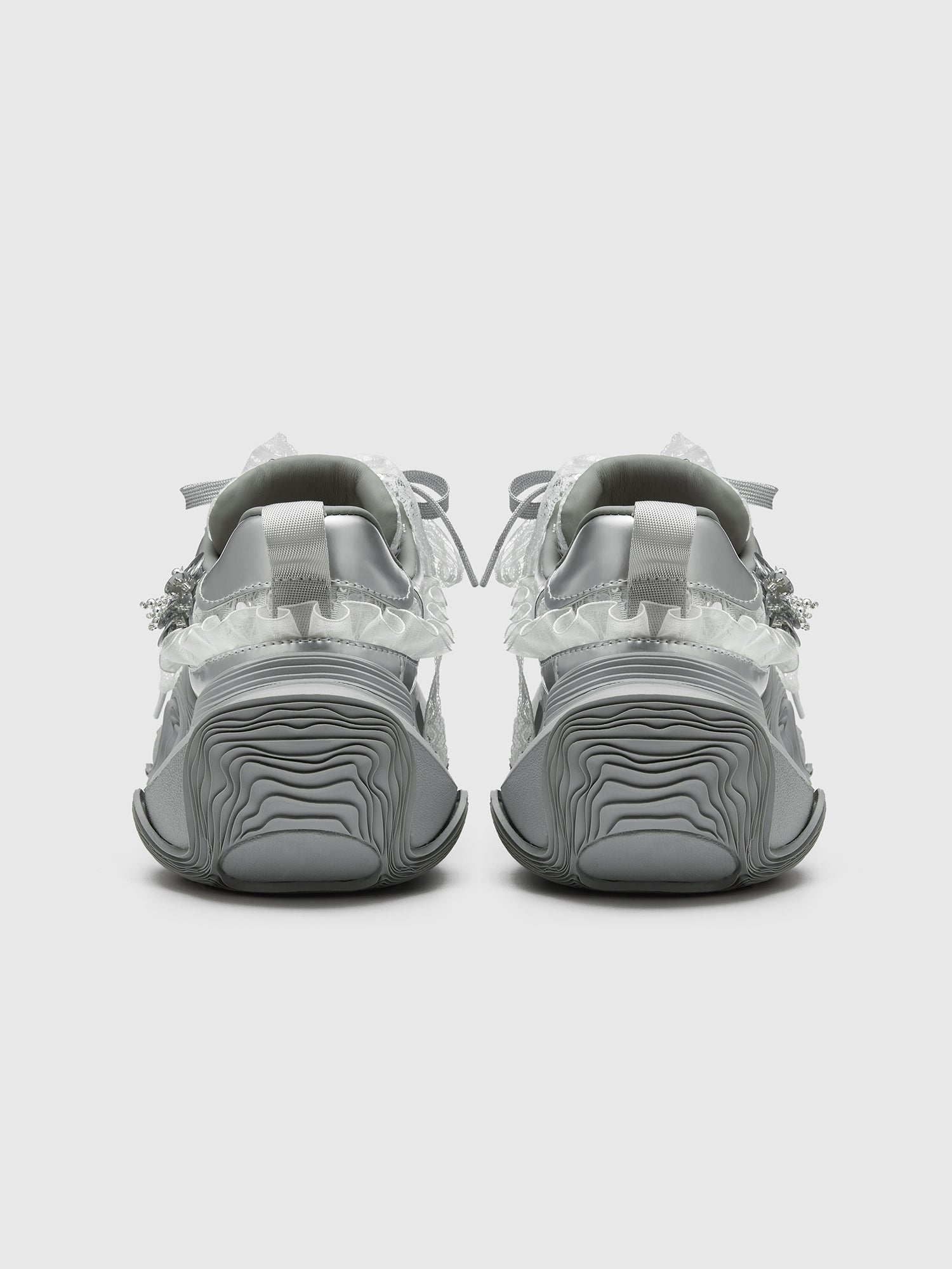 XMZY Roman Holiday Embellished Chunky Sneakers