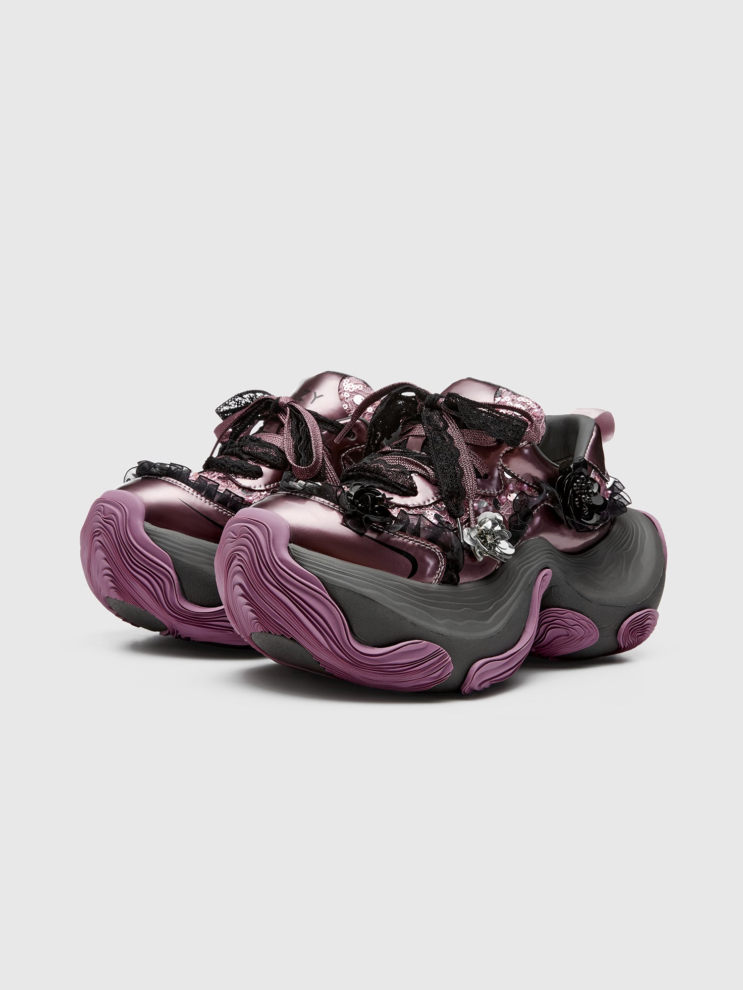XMZY Roman Holiday Embellished Chunky Sneakers