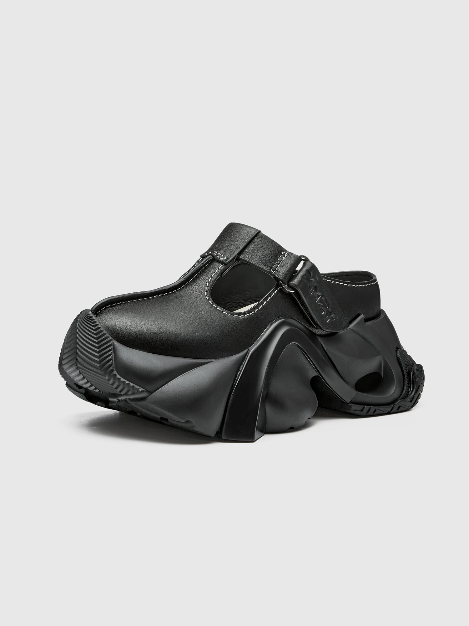 Original Design XMZY Summer 2025 Napa Leather Platform Mules