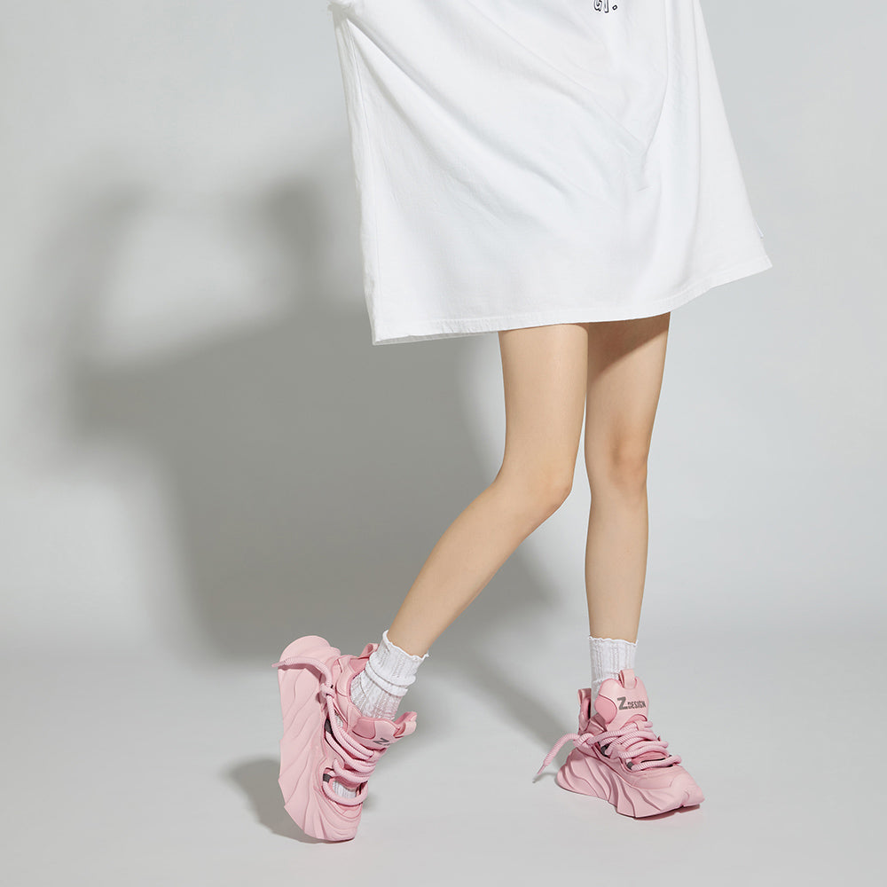 Original Design XMZY 2025 Spring Open-Work Dad Sandal Sneakers | Unisex Chunky Platform