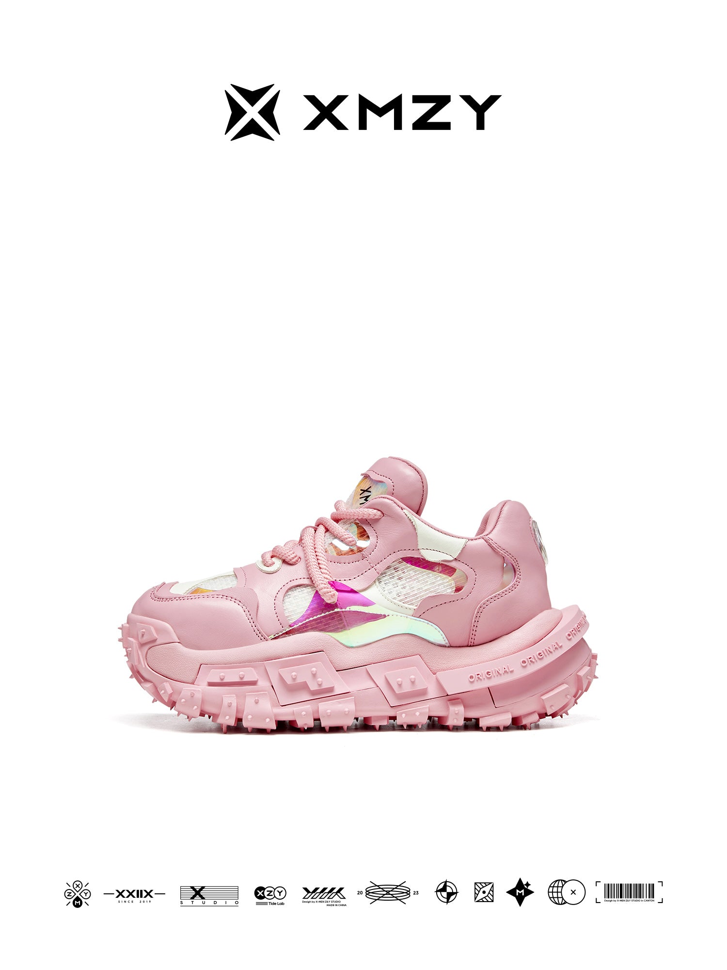 Best Quality XMZY SS2025 Chunky Platform Sneakers | (Leather/Space Tech Fabric)