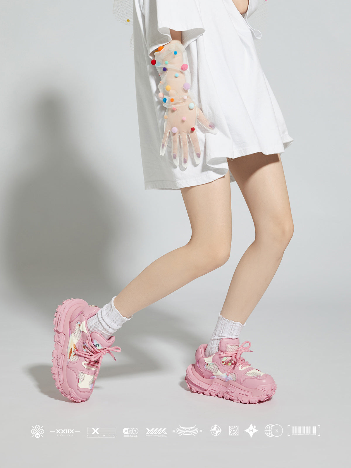 Best Quality XMZY SS2025 Chunky Platform Sneakers | (Leather/Space Tech Fabric)