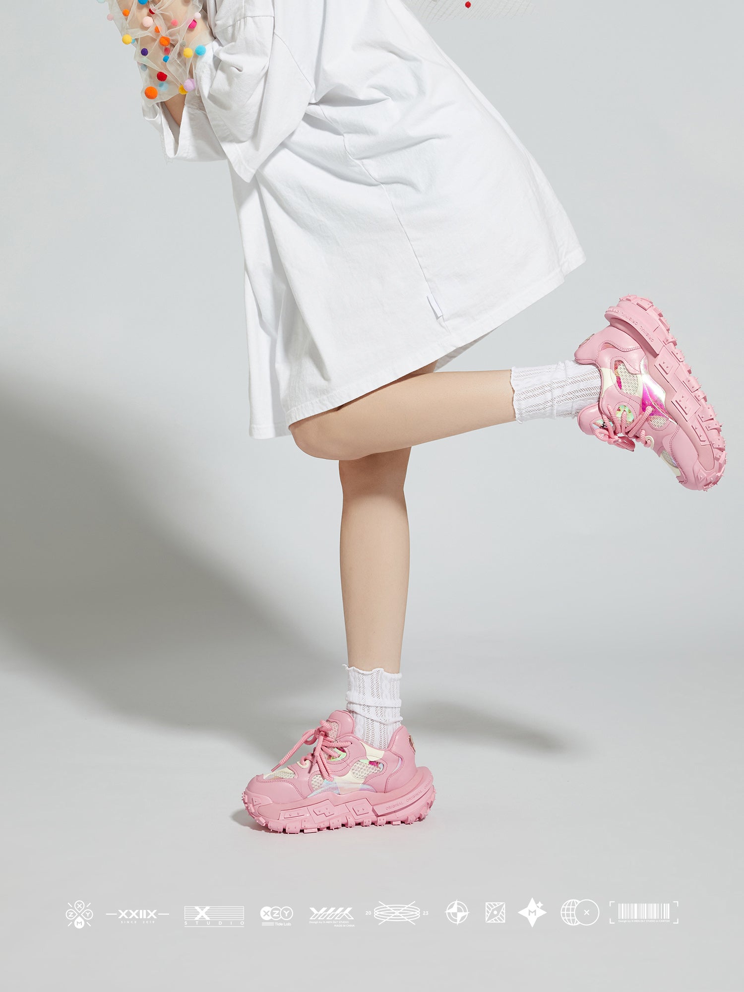 Best Quality XMZY SS2025 Chunky Platform Sneakers | (Leather/Space Tech Fabric)