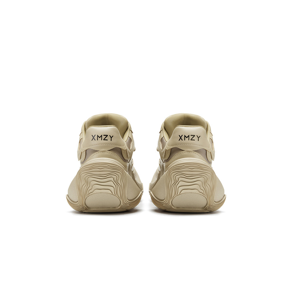 Original Design XMZY Spring 2025 Genuine Leather Chunky Sole Platform Sneakers
