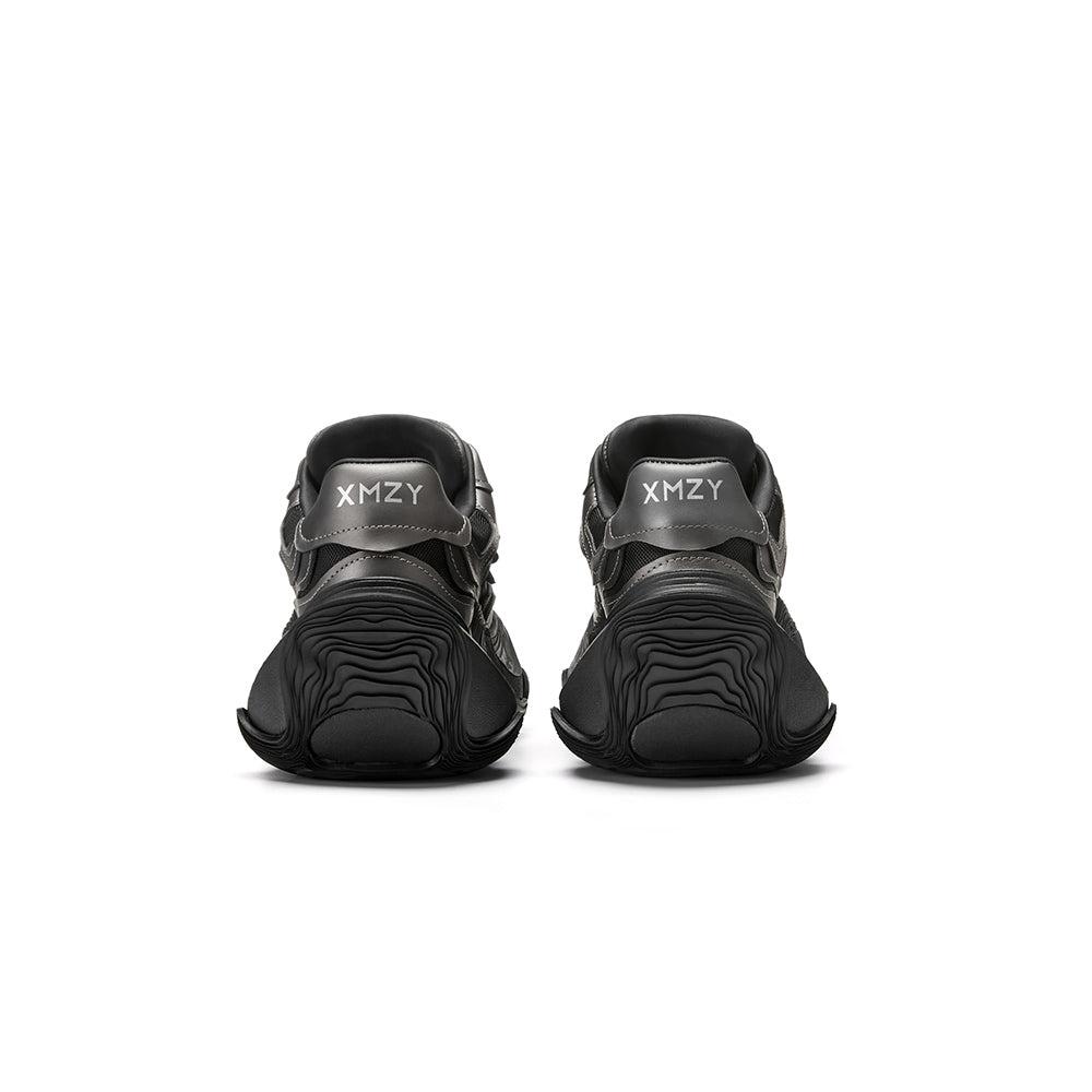 Original Design XMZY Spring 2025 Genuine Leather Chunky Sole Platform Sneakers