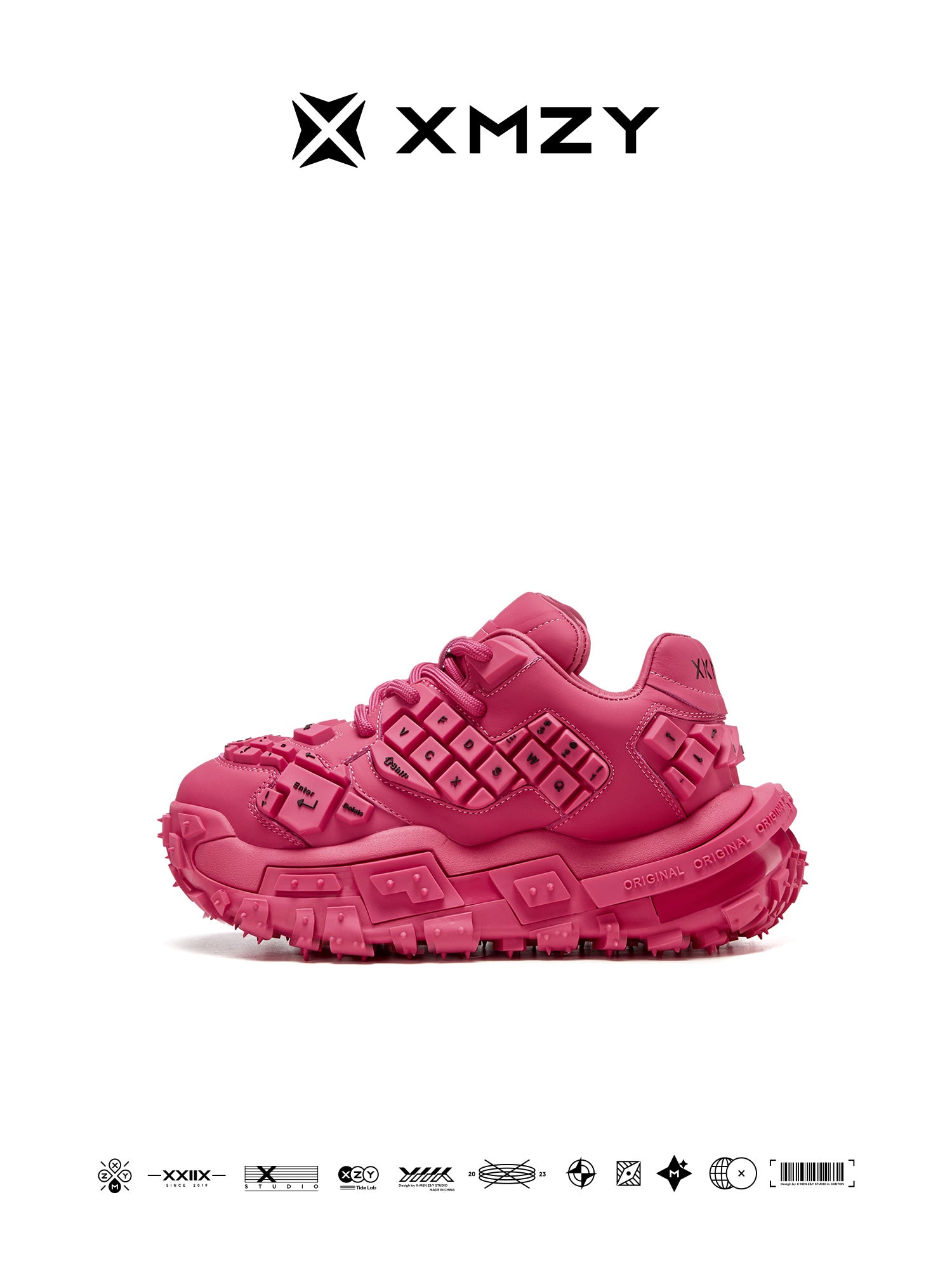 Original Design The XMZY keyboard shoe collection features original