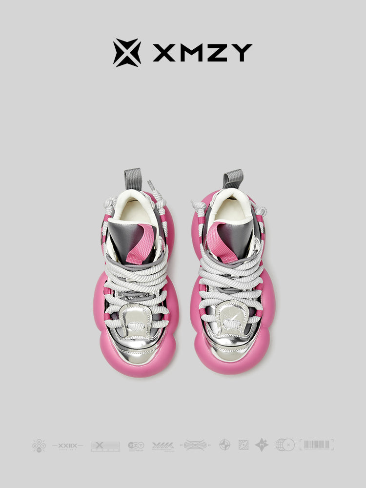 XMZY Euro Chunky Platform Sneakers | Crossover Straps