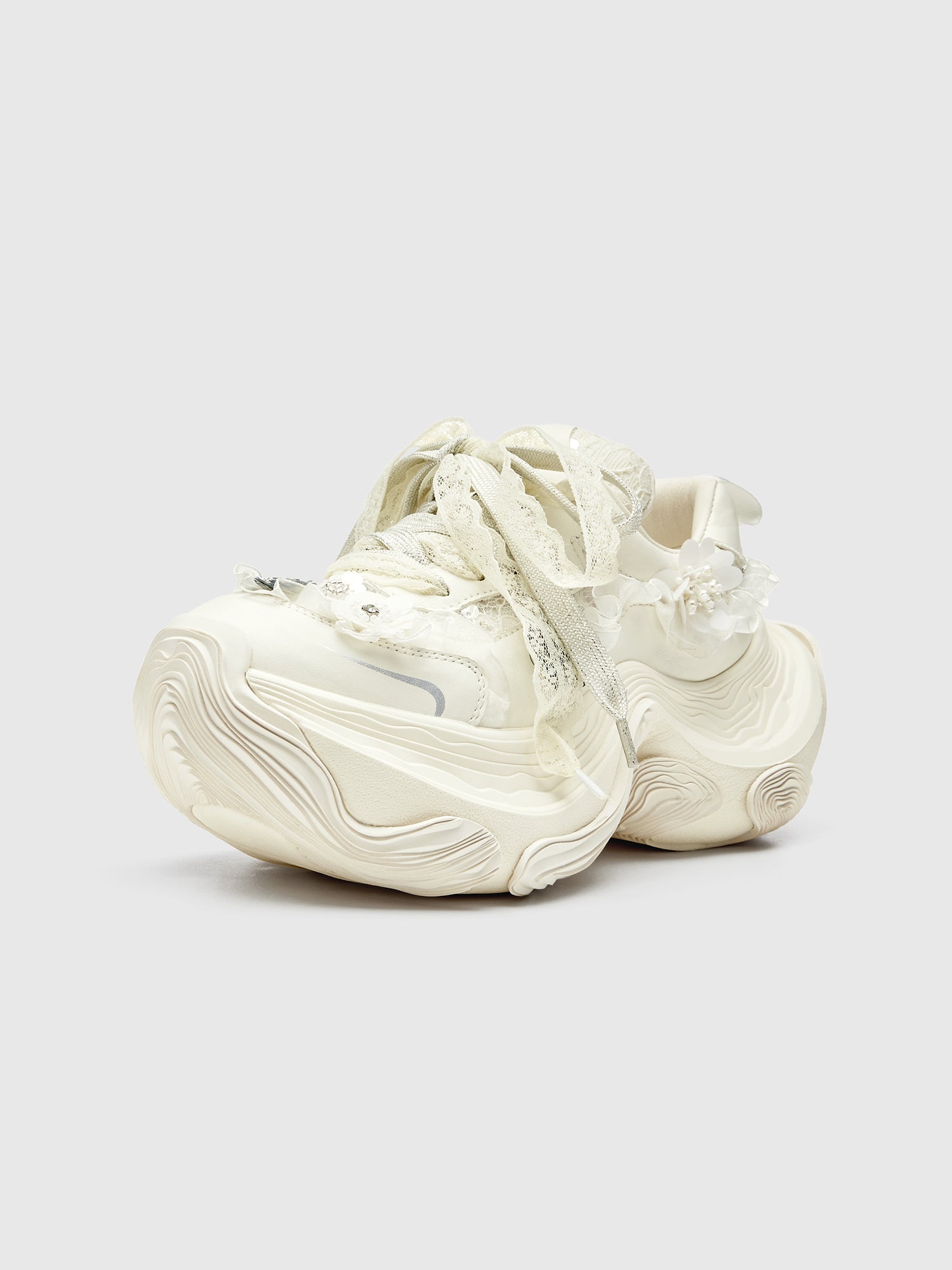 XMZY Roman Holiday Embellished Chunky Sneakers