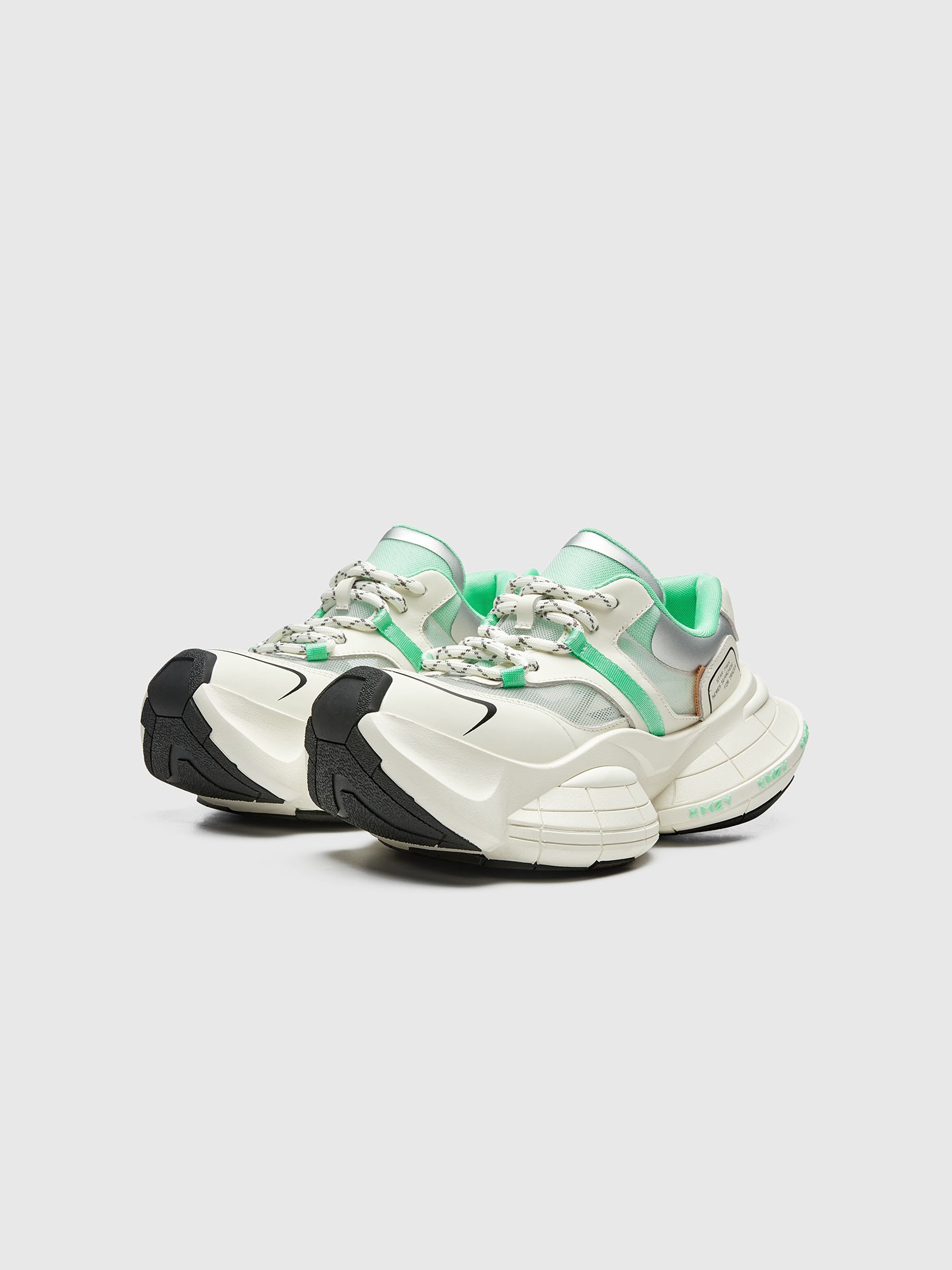XMZY Silk Road Mesh-Lined Platform Sneakers