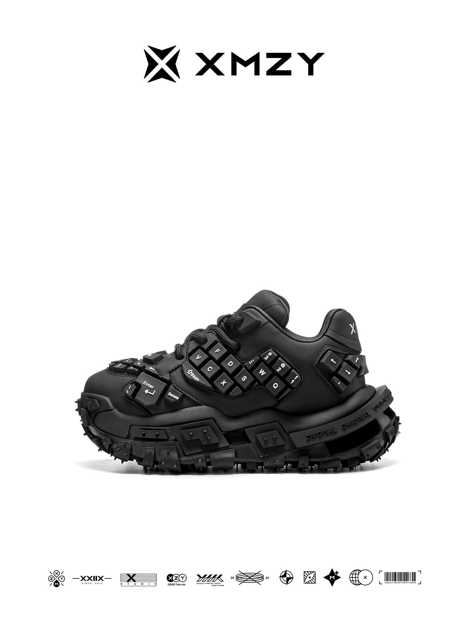 Original Design The XMZY keyboard shoe collection features
