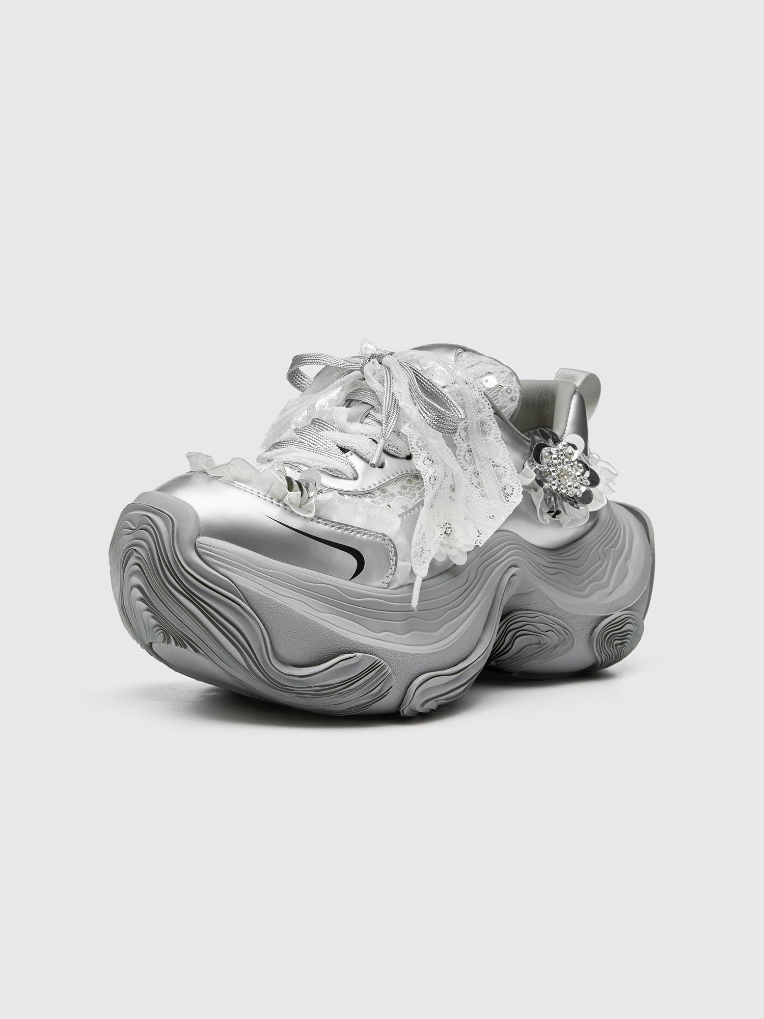 XMZY Roman Holiday Embellished Chunky Sneakers