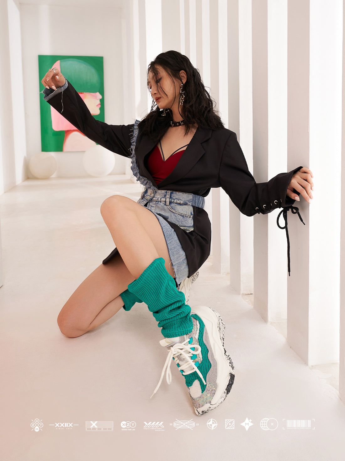 Original Design XMZY 2025 Summer Chunky Dad Sneakers for Women