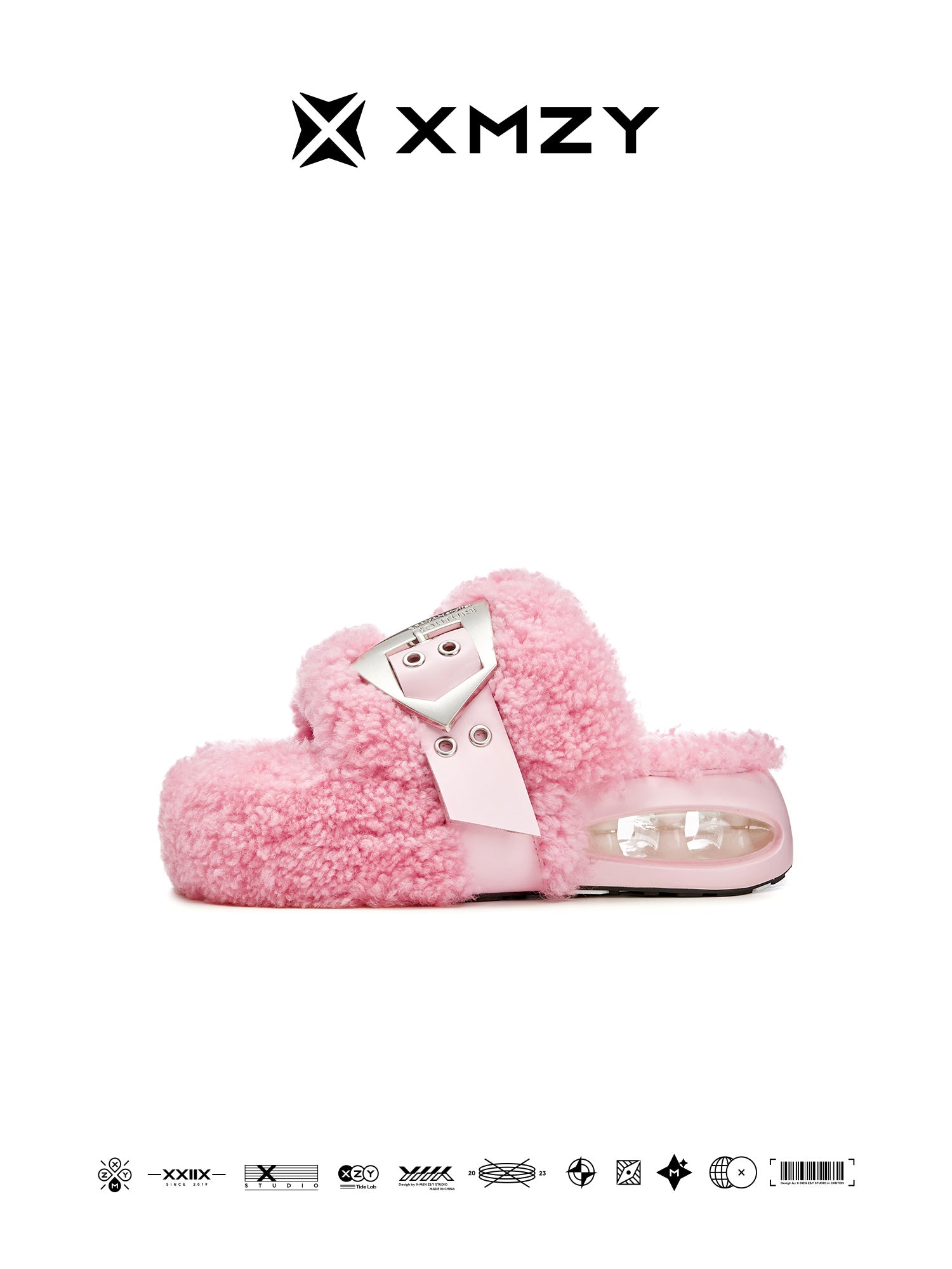 Original Design XMZY Women's Spring Summer 2025 Chunky Platform Slide Sandals