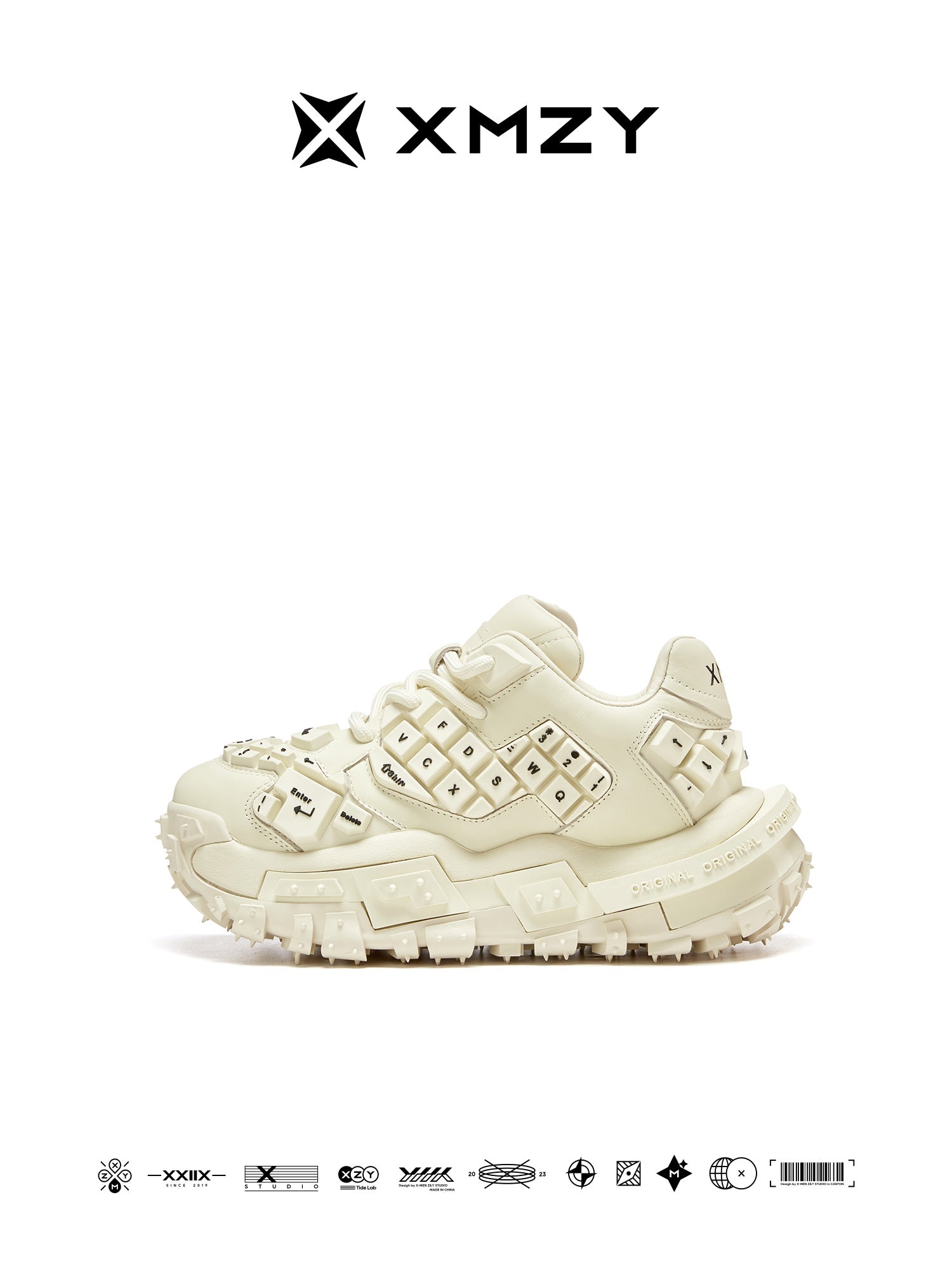 Original Design The XMZY keyboard shoe collection features original
