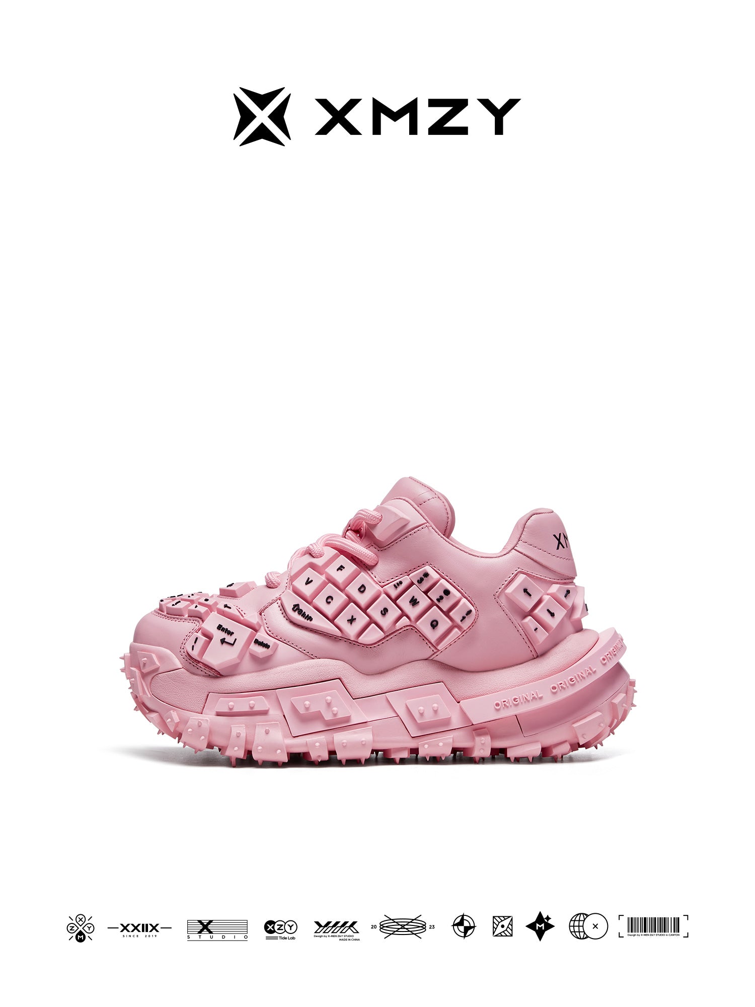 Original Design The XMZY keyboard shoe collection features original