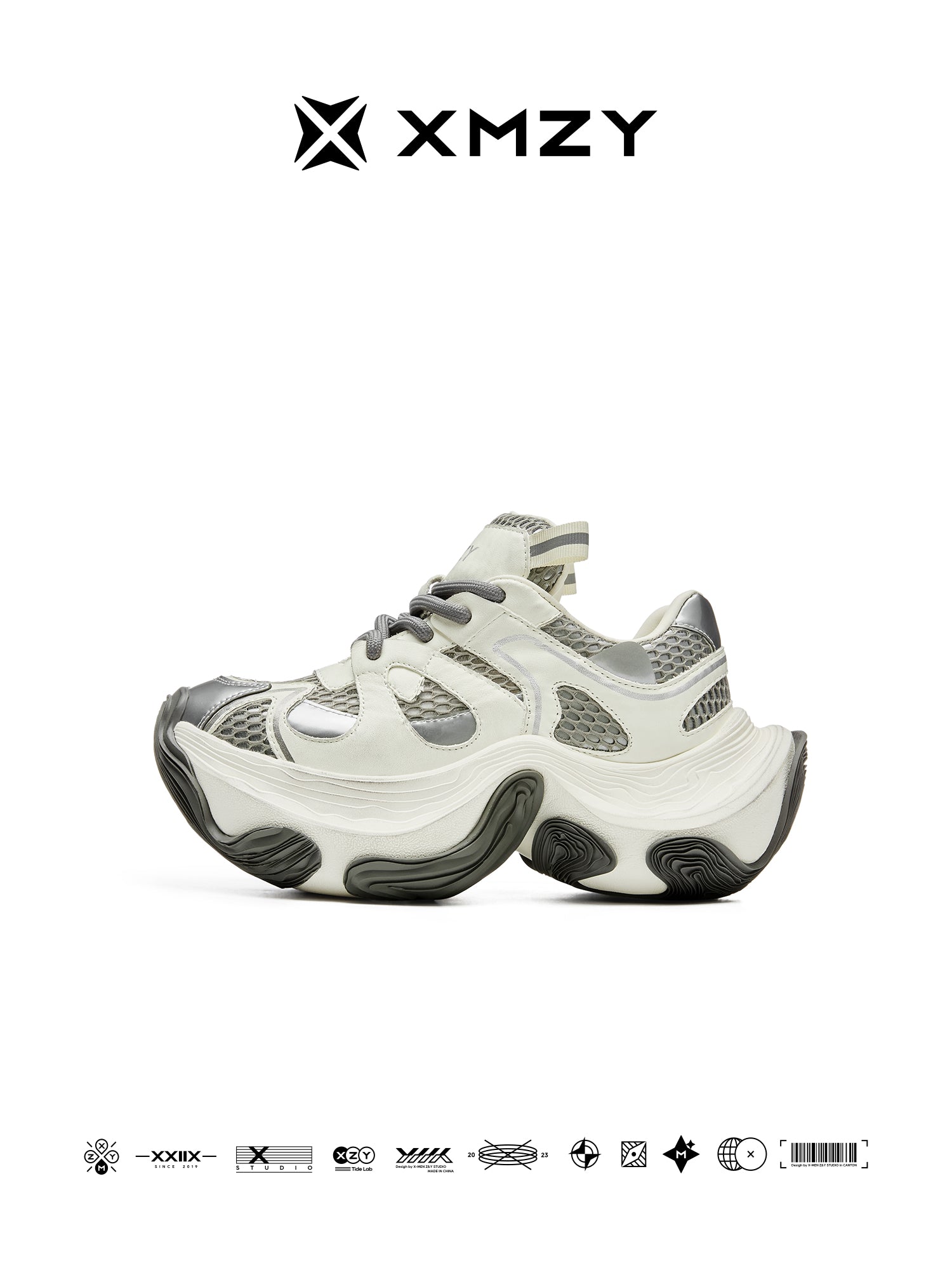 Original Design XMZY Women's 2025 Summer Chunky Platform Sneakers | Genuine Leather