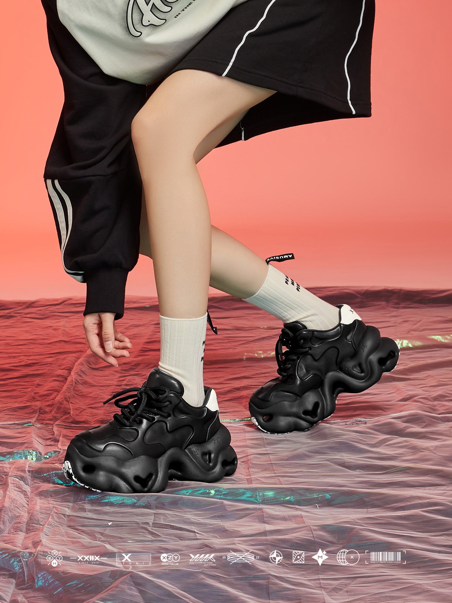 Top Quality XMZY 2025 Chunky Platform Sneakers for Women| Thick Sole Heeled Dad Shoes