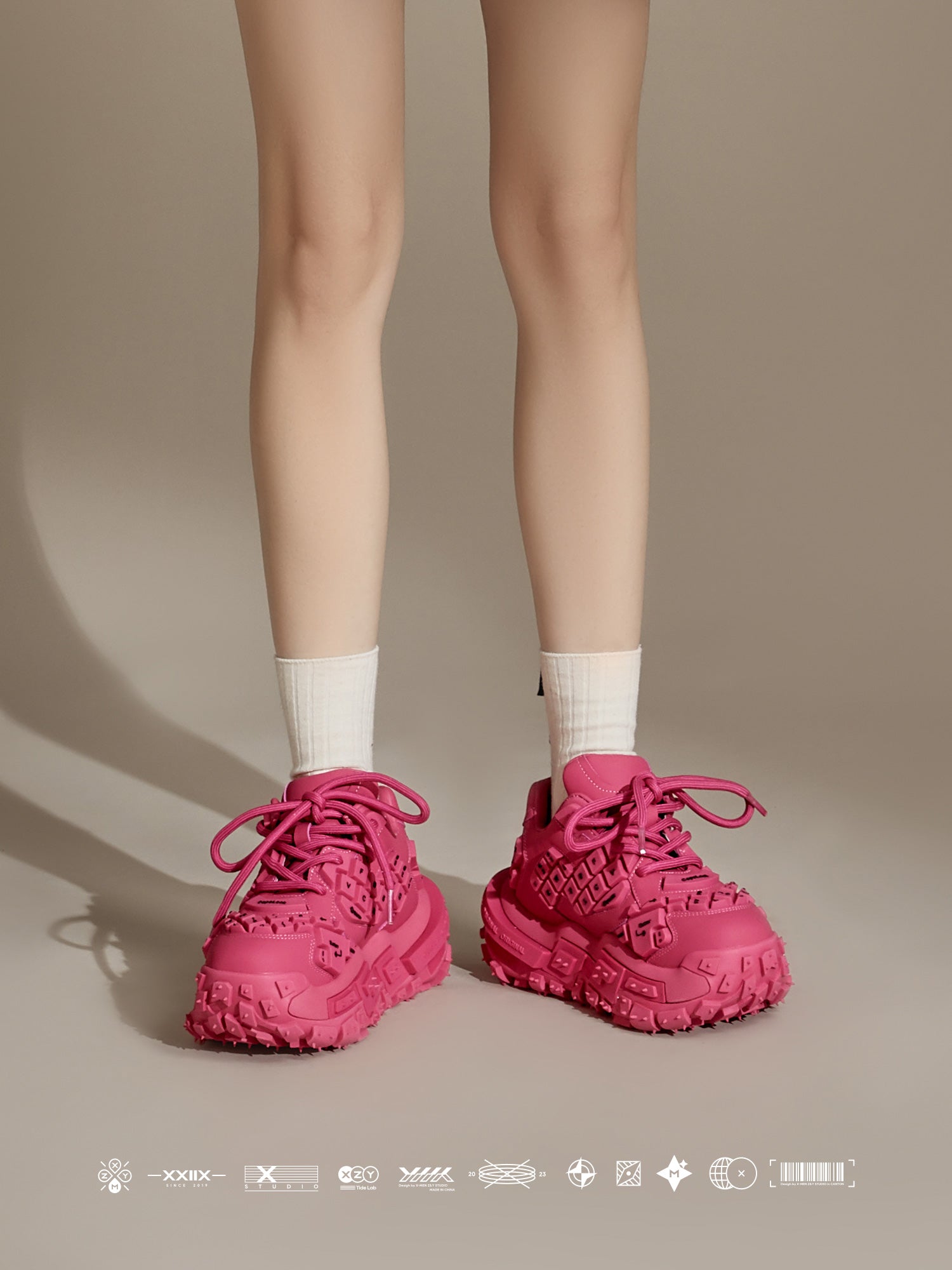 Original Design The XMZY keyboard shoe collection features original