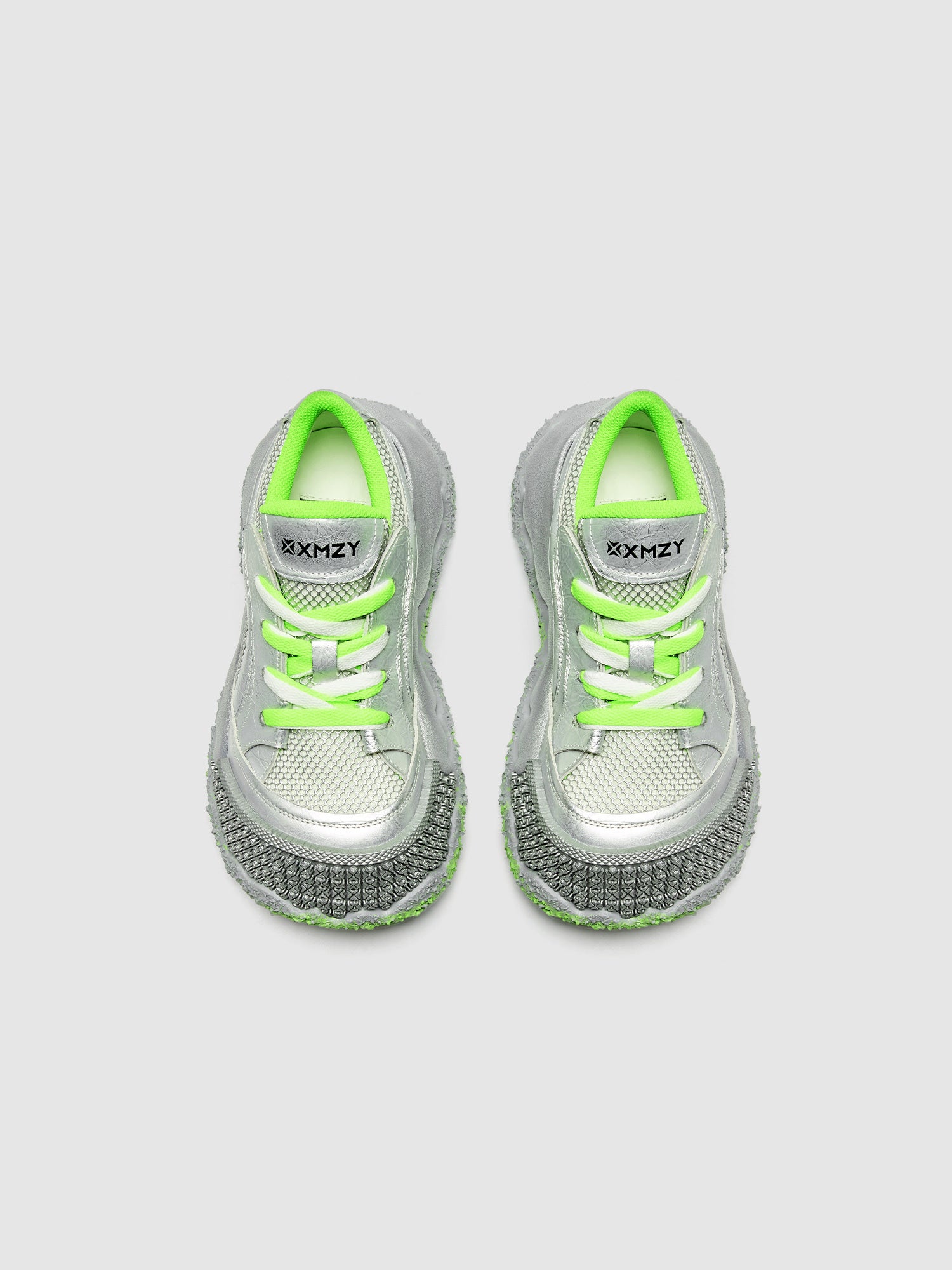 XMZY Eden Glow Chunky Sneakers - Unisex Napa Leather Platform Shoes