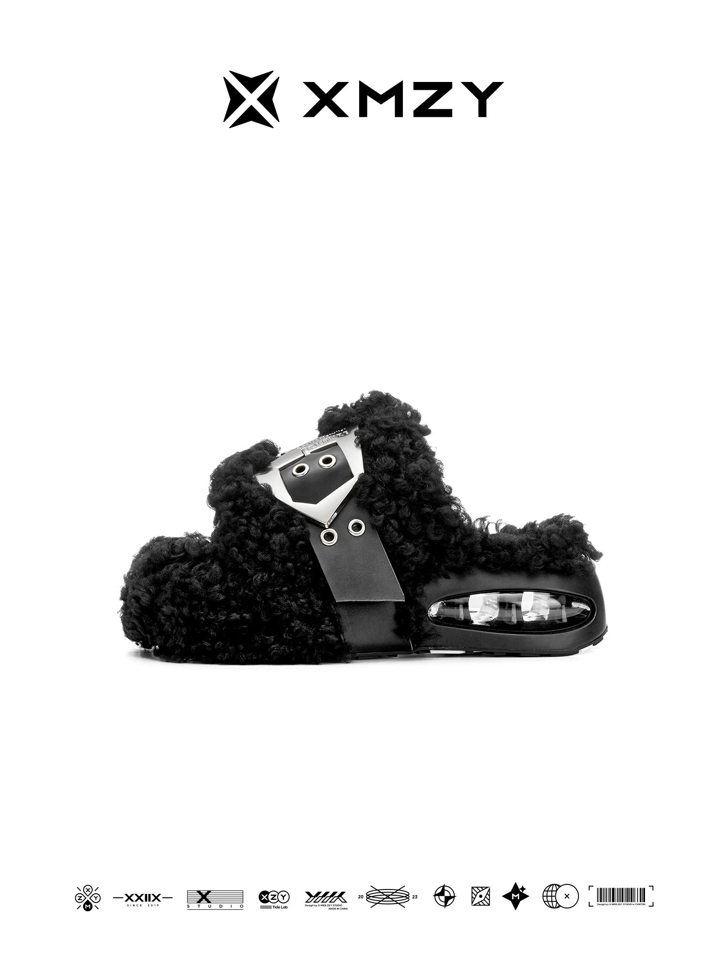 Original Design XMZY Women's Spring Summer 2025 Chunky Platform Slide Sandals