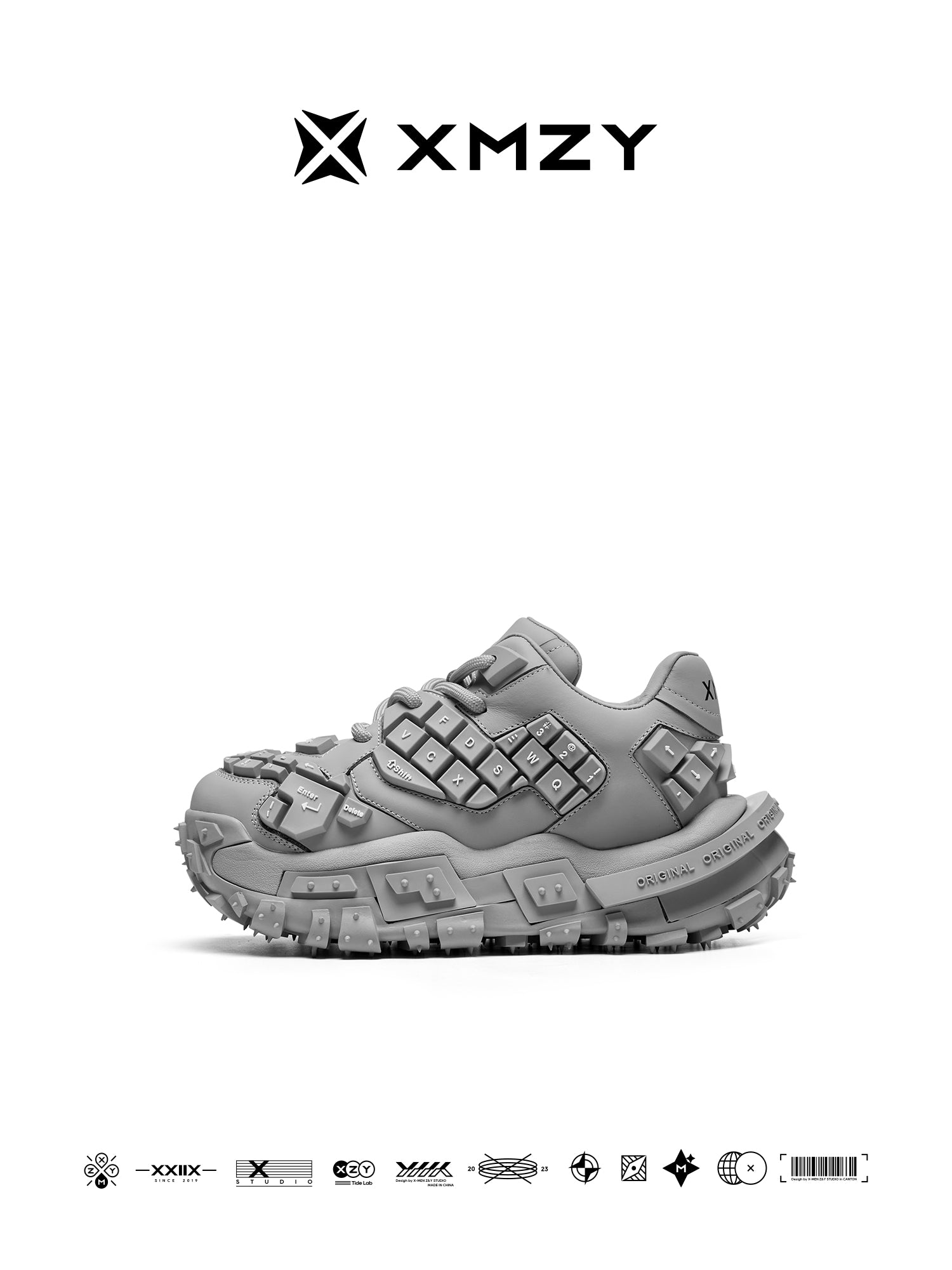 Original Design The XMZY keyboard shoe collection features original