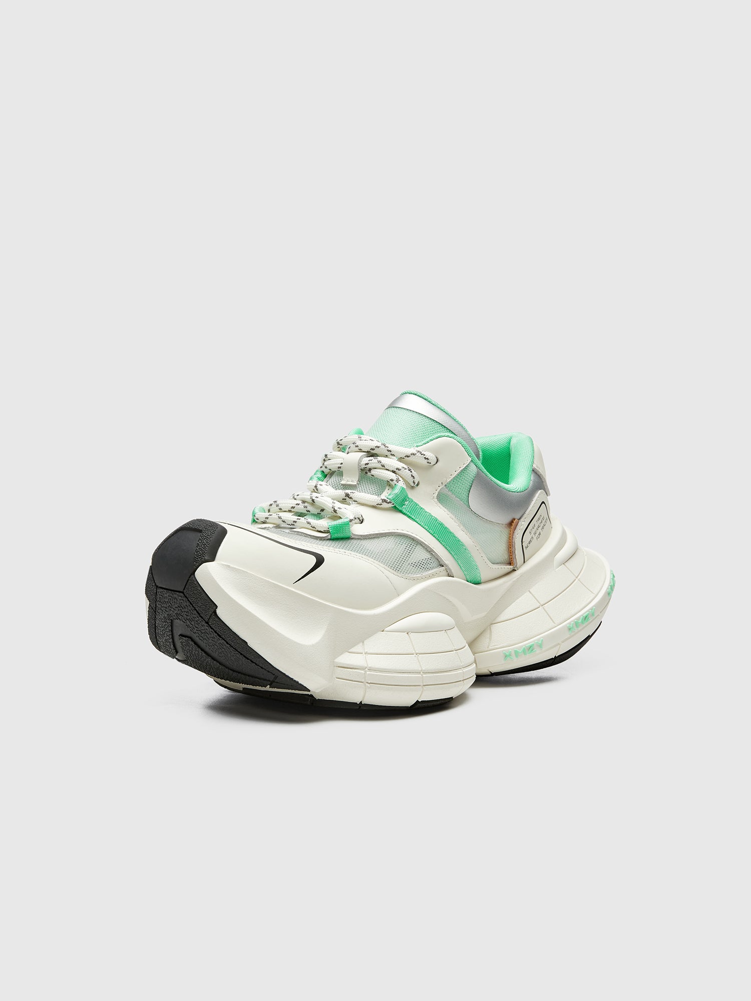 XMZY Silk Road Mesh-Lined Platform Sneakers