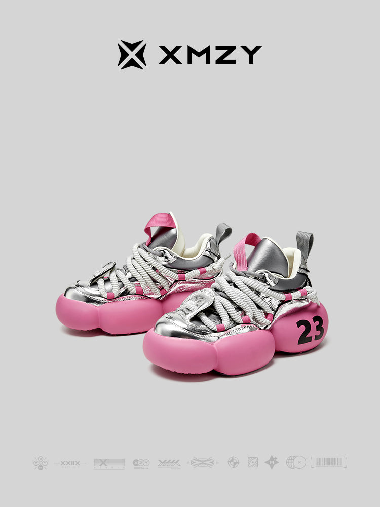 XMZY Euro Chunky Platform Sneakers | Crossover Straps