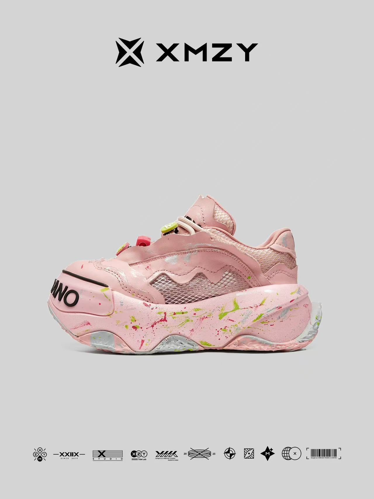 【Tuo Meng】XMZY2025 Summer New Original Fashion Stylish Versatile Sweet Style Designated Thick-Topped Dad Shoes for Women
